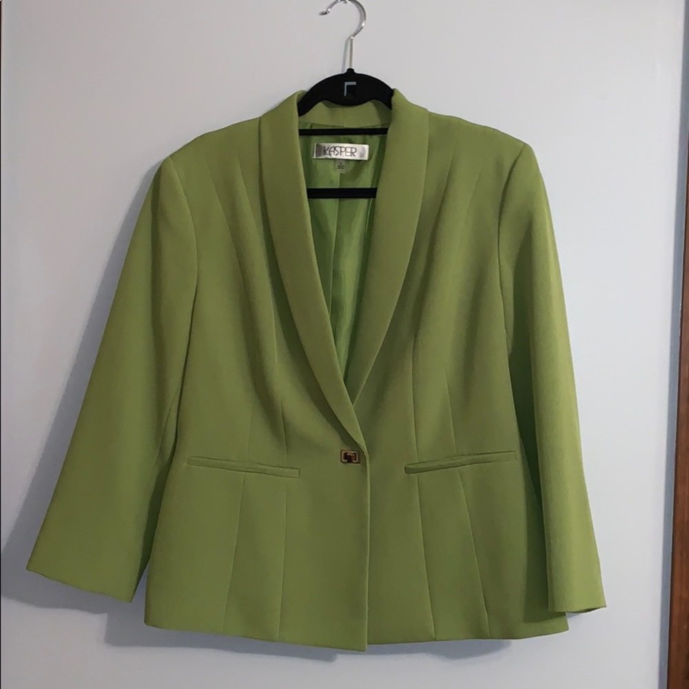 Green Kasper jacket
